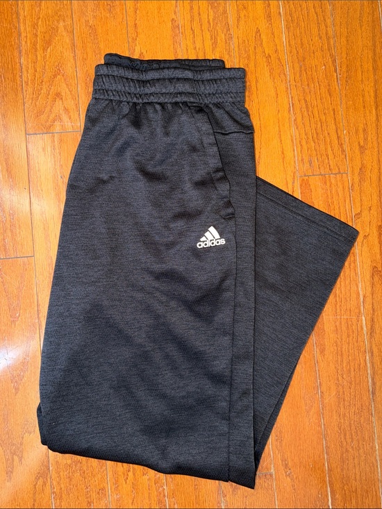 adidas Other - Adidas Men’s Climawarm Training Pants Straight Leg Black White Logo Sweatpants